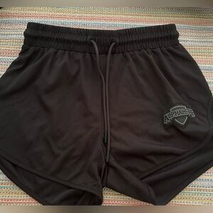 Alphalete Jet Black Performance Shorts